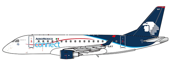 Aeromexico Connect Embraer ERJ-170LR (JC Wings 1:400)