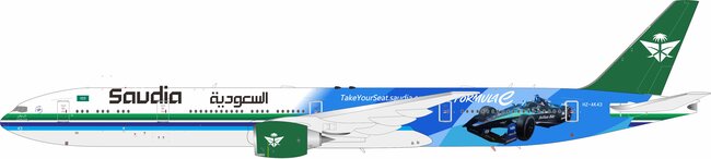 Saudi Arabian Airlines Boeing 777-368/ER (B Models 1:200)