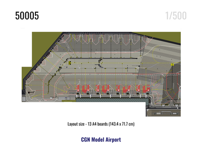  CGN Model Airport (A4 Airport 1:500)