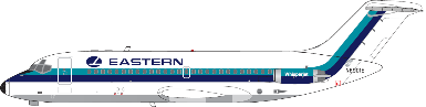 Eastern Air Lines Douglas DC-9-14 (V1:400 1:400)