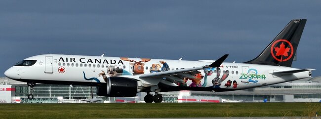 Air Canada Airbus A220-300 (JC Wings 1:400)