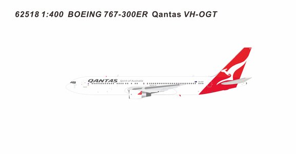 Qantas Boeing 767-300 (Panda Models 1:400)