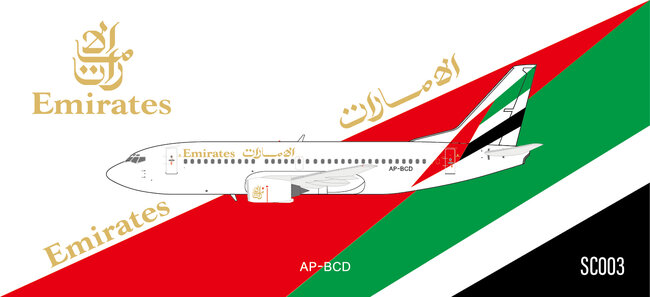 Emirates Airline Boeing 737-300 (Panda Models 1:400)