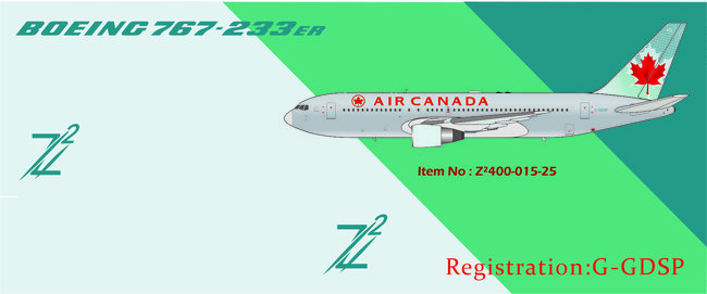 Air Canada Boeing 767-200 (Panda Models 1:400)