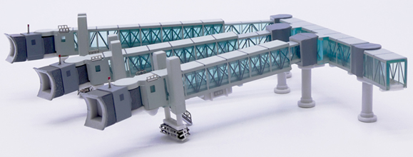  Air Passenger Bridge for A380 (Green) (JC Wings 1:400)