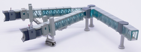  Air Passenger Bridge for B747 (Green) (JC Wings 1:400)