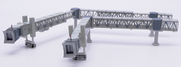  Air Passenger Bridge for B737 (Transparent) (JC Wings 1:400)