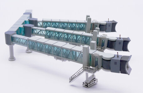  Air Passenger Bridge for A380 (Green) (JC Wings 1:400)