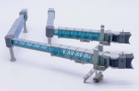  Air Passenger Bridge for B737 (Blue) (JC Wings 1:400)
