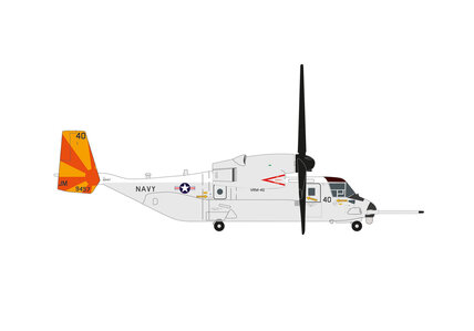 US Navy VRM-40 Bell Boeing CMV-22B Osprey (Herpa Wings 1:200)