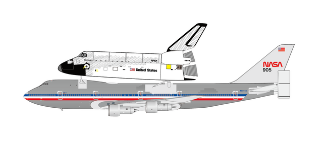 NASA Boeing 747-100 (JC Wings 1:400)