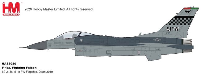 US Air Force F16C Fighting Falcon (Hobby Master 1:72)