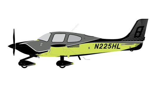 Private Cirrus SR22 (GeminiJets 1:72)