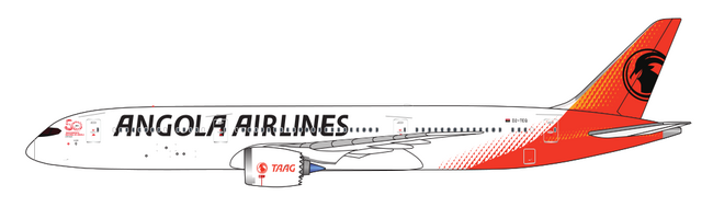 TAAG Angola Airlines Boeing 787-9 (Aether Model 1:500)
