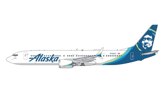 Alaska Airlines Boeing 737 MAX 9 (GeminiJets 1:400)