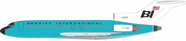 Braniff International Boeing 727-27C (Inflight200 1:200)