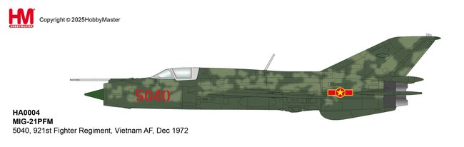 Vietnam Air Force MIG-21PFM (Hobby Master 1:72)