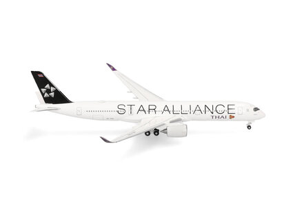 Thai Airways (Star Alliance) Airbus A350-900 (Herpa Wings 1:500)
