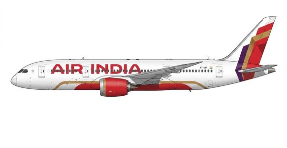 Air India Boeing 787-8 (JC Wings 1:400)