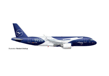 Lufthansa Airbus A320neo (Herpa Wings 1:500)