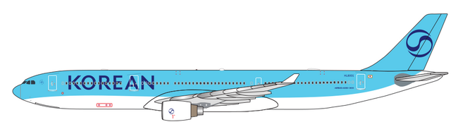 Korean Air Airbus A330-300 (Aether Model 1:500)