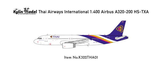 Thai Airways International Airbus A320-200 (Kylin Model 1:400)