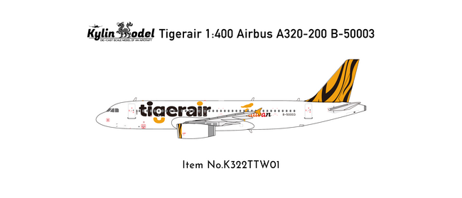 Tiger Air Airbus A320-200 (Kylin Model 1:400)