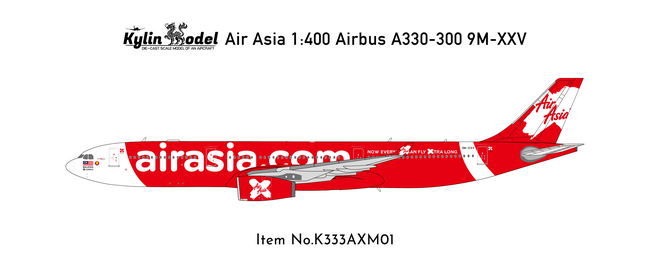 Air Asia Airbus A330-300 (Kylin Model 1:400)