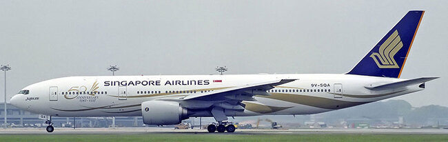 Singapore Airlines Boeing 777-212ER (Aviation400 1:400)