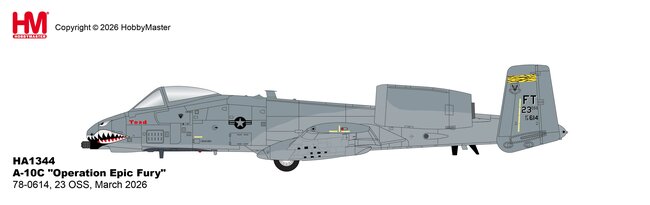 US Air Force A-10C Thunderbolt II (Hobby Master 1:72)