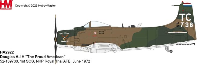 US Air Force Douglas A-1H Skyraider (Hobby Master 1:72)
