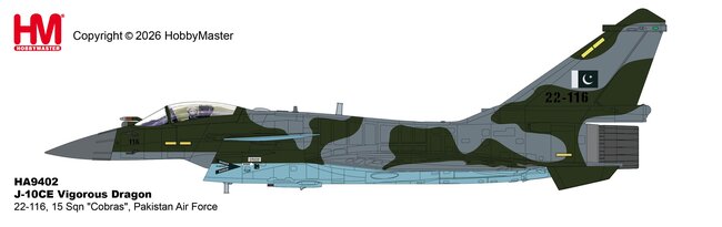 Pakistan Air Force Chengdu J-10CE Vigorous Dragon (Hobby Master 1:72)