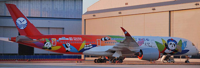 Sichuan Airlines Airbus A350-941 (KJ Models 1:200)