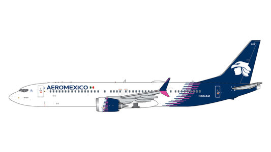 Aeromexico Boeing 737 MAX 9 (GeminiJets 1:400)
