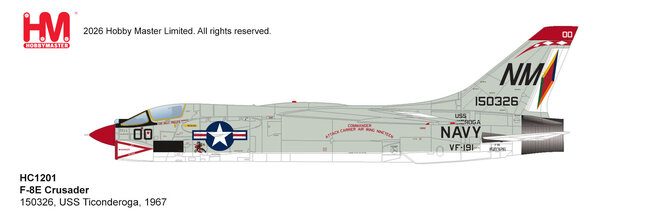 US Navy F-8E Crusader (Hobby Master 1:72)
