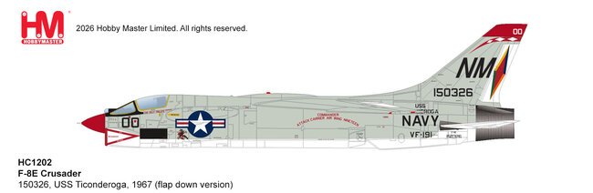 US Navy F-8E Crusader (Hobby Master 1:72)