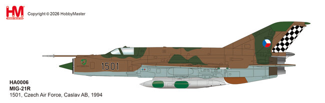 Czech Air Force Mikoyan-Gurevich MiG-21R (Hobby Master 1:72)