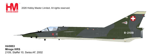 Swiss Air Force Dassault Mirage IIIRS (Hobby Master 1:72)