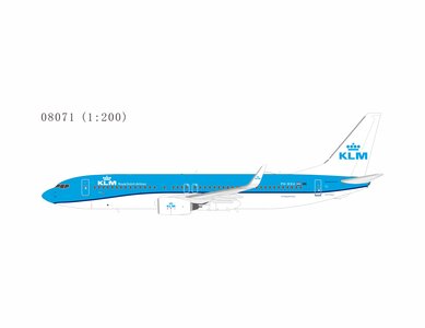 KLM Royal Dutch Airlines Boeing 737-800/w (NG Models 1:200)