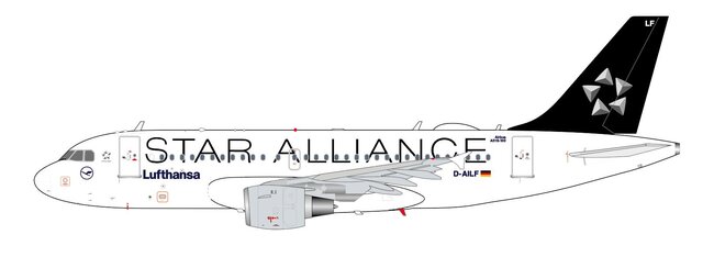 Lufthansa Airbus A319 (JC Wings 1:200)