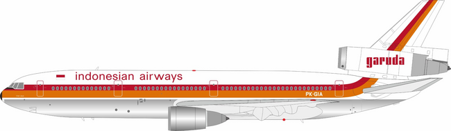 Garuda Indonesia McDonnell Douglas DC-10-30 (Inflight200 1:200)
