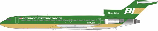 Braniff International Airways Boeing 727-227/Adv (Inflight200 1:200)