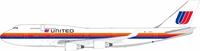 United Airlines Boeing 747-422 (Inflight200 1:200)