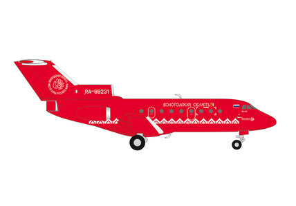 Vologda Air Company Yakovlev Yak-40 (Herpa Wings 1:200)