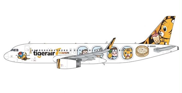 Tigerair Taiwan Airbus A320 (JC Wings 1:400)