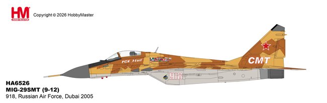 Russian Air Force Mikoyan MiG-29SMT Fulcrum (Hobby Master 1:72)