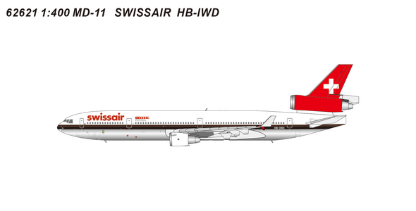Swissair McDonnell Douglas MD-11 (Panda Models 1:400)