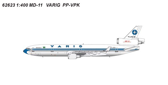 Varig McDonnell Douglas MD-11 (Panda Models 1:400)