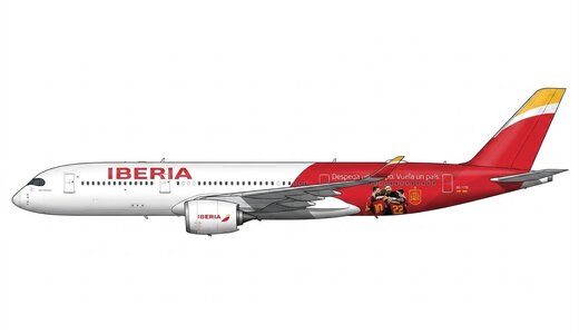 Iberia Airbus A350-900 (JC Wings 1:400)