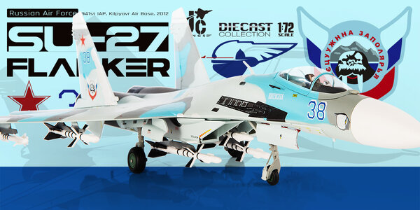 Russian Air Force SU-27 Flanker (JC Wings 1:72)